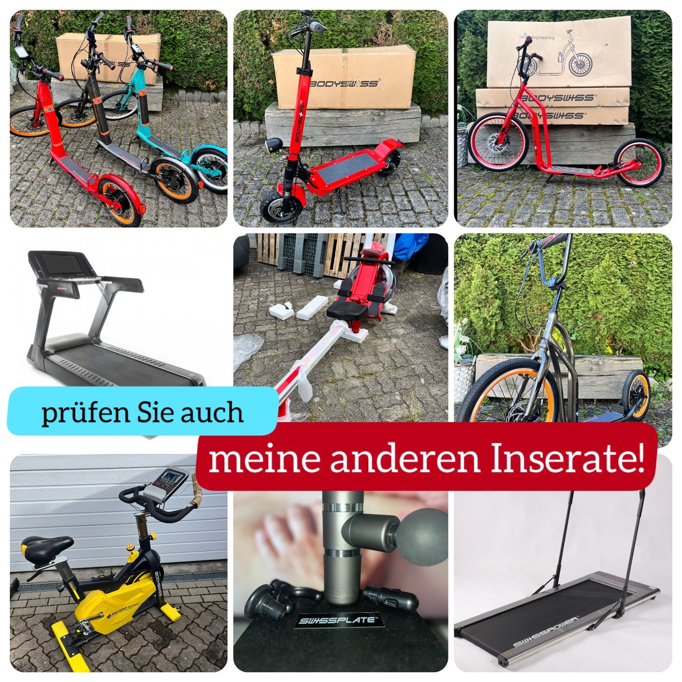 Hometrainer: Neues Wasserrudergerät ganz Neu – Nuovo (secondo la descrizione) da Bremgarten AG venduto da david12345 9