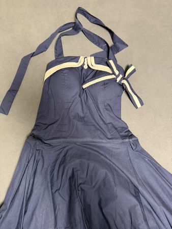 Maggie Tang Kleid dunkelblau Grösse M