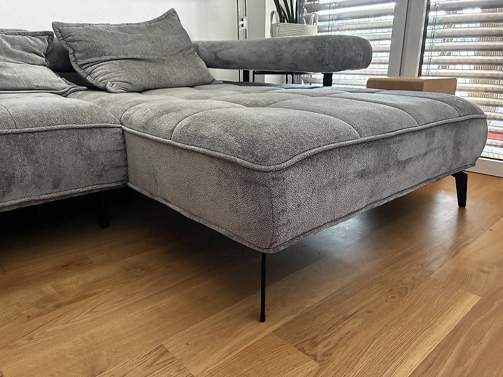 Sofas: Ecksofa in Webstoff Grau  – D'occasion à Basel par luc.ste 2