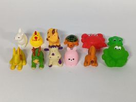 Lot de 12 animaux en plastique