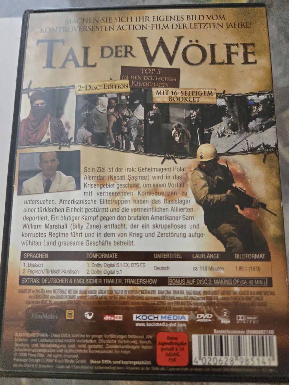 Tutti i DVDs: Tal der Wölfe DVD – Usato da Bussigny venduto da Kfdlt 1