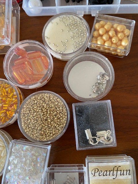 Kit bricolage: Scmuckperlen Glas zum Basteln, Sammlung – Usato da Edlibach venduto da Arnoldotto 3