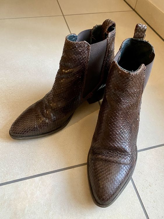 Damen Stiefeletten Aus Leder - Flache Schnürstiefel Wasserdicht & Bequem