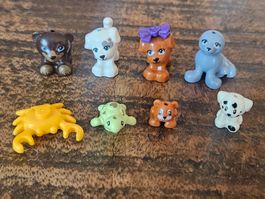 lego  figurines  lot de 8 animaux