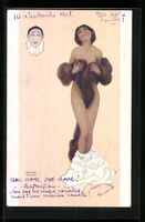Raphael Kirchner: La Luxure, Amüsiert l