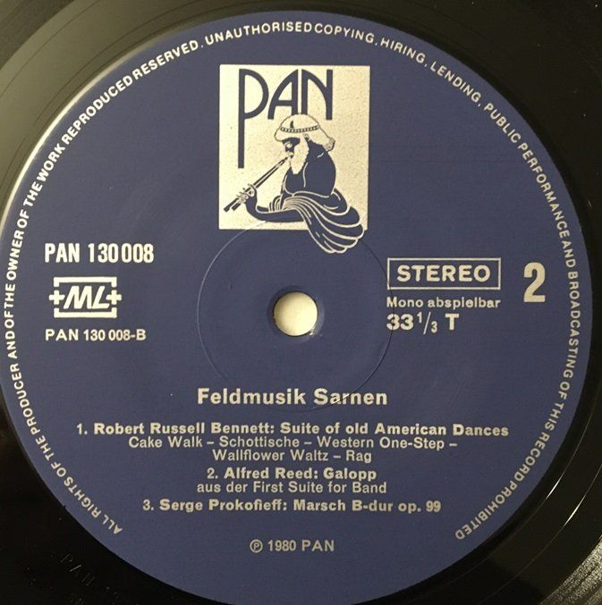 Dischi in vinile: Feldmusik Sarnen (LP) – Usato da Grüningen venduto da azulmarron 3