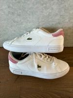 Sneakers cuir Lacoste blanches femme taille 38 très bon état