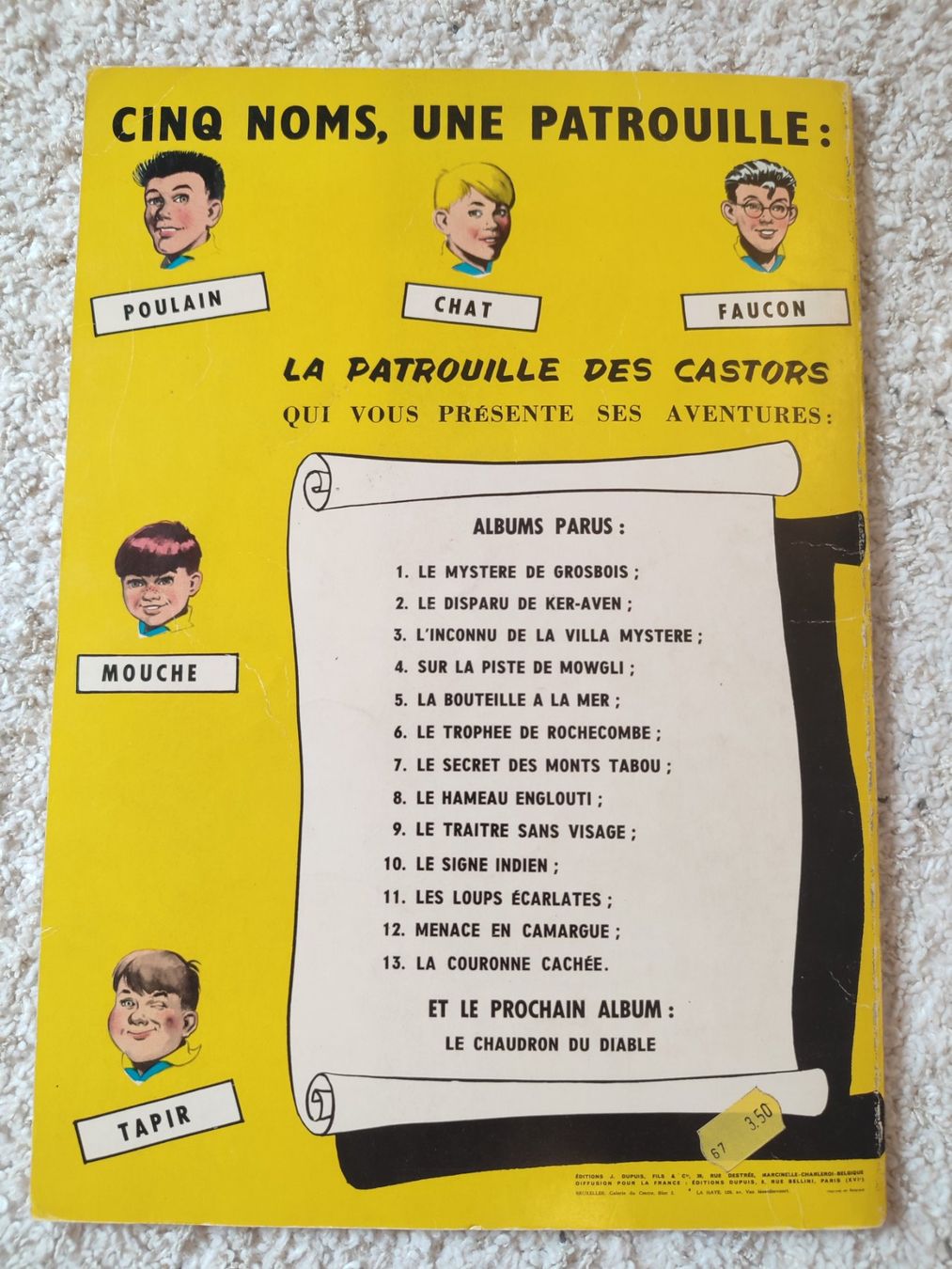 Fumetti: La patrouille des castors T3 BE – Usato da Bougy-Villars venduto da Vogue 3
