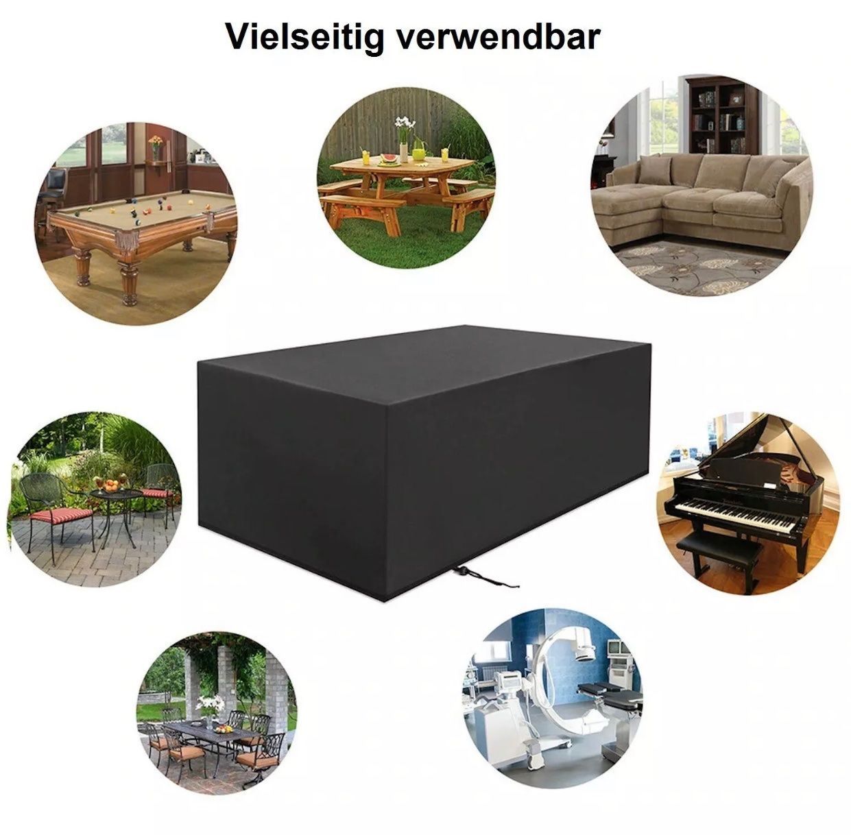 Coperture: Gartenmöbel Schutzhülle Abdeckplane – Nuovo e nell'imballaggio originale da Amriswil venduto da JaJa-Express 4