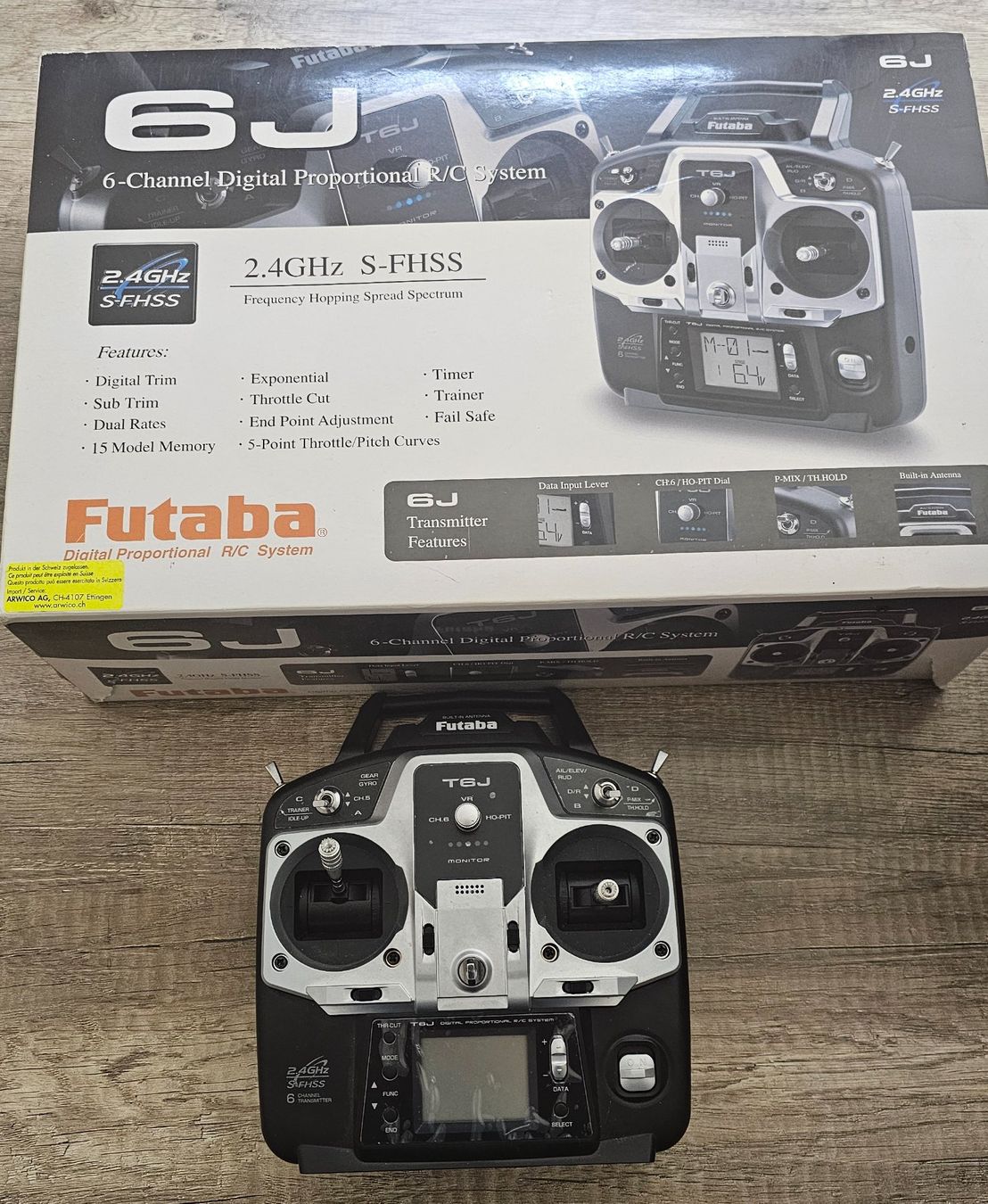 Futaba Modellismo RC: Futaba  T6J Fernsteuerung – Usato da Weiach venduto da Grissu