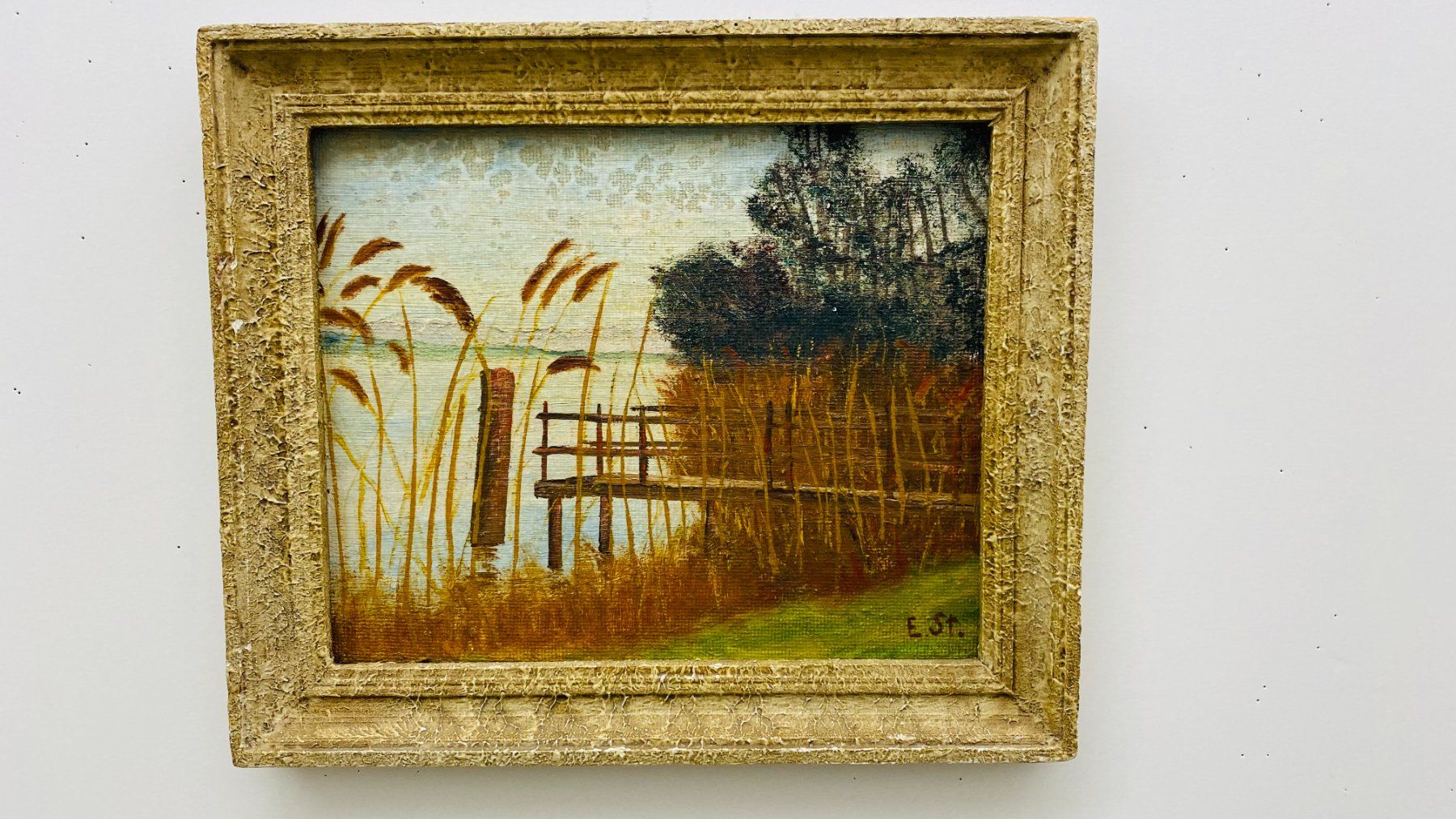 Dipinti: Gemälde "Am Greifensee" 36x31 – Usato da Zürich venduto da kun_d8p9