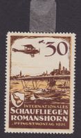 SCHWEIZ 1924, Vignette "Flugspende Romanshorn", ungebraucht,
