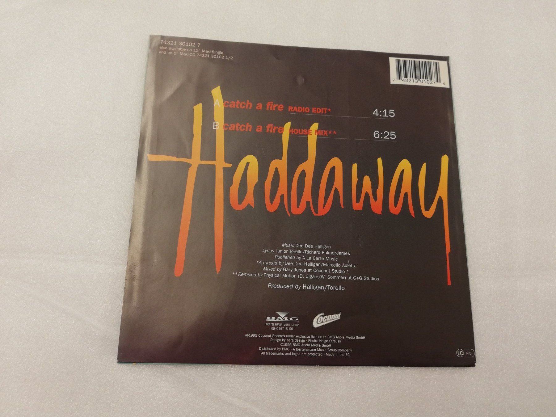 Schallplatten: HADDAWAY - CATCH A FIRE (SINGLE 7") – Gebraucht aus Bern von Vinylsound.ch 1