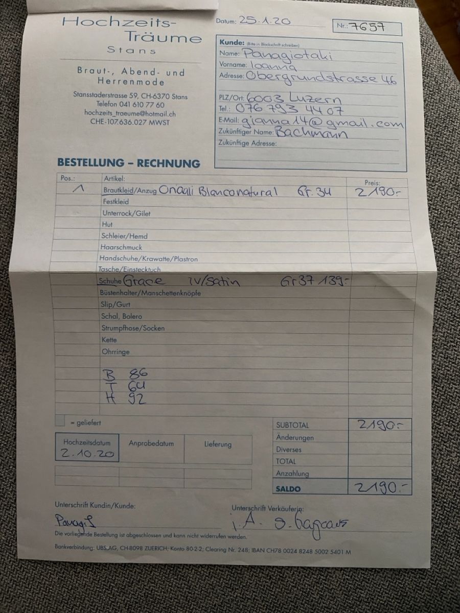 Kleider: Brautkleid Gr 34 – Gebraucht aus Luzern von bac_2tbc 4
