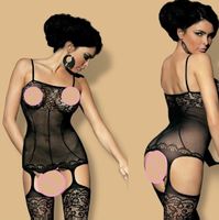 Heisser Bodystocking schwarz für Gr. XS, S oder M - 2021157