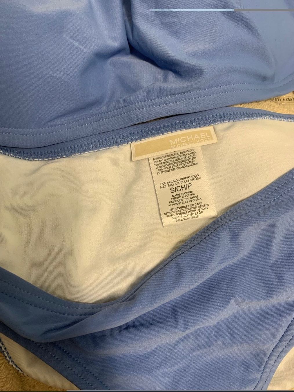 Costumi da bagno & Bikini: Badeanzug blau, original, Michael Kors. – Usato da Zell LU venduto da AliAli24 4