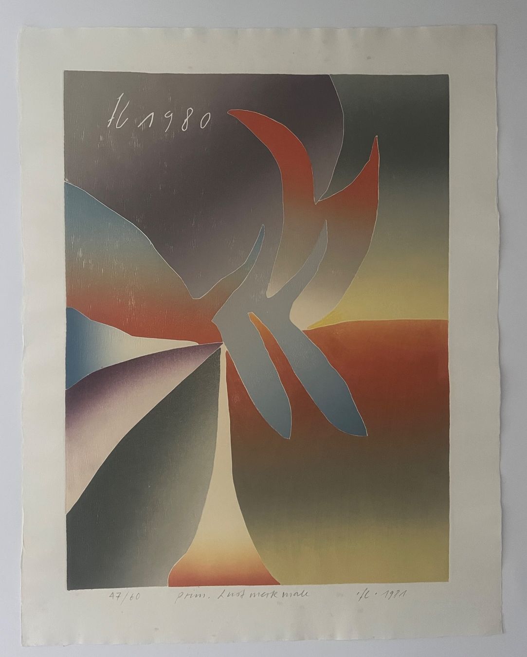 Grafica & Litografie: Franz Eggenschwiler, handsigniert, nummeriert – Usato da Rain venduto da Pic-Ass