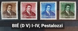 4204) BIÉ (D V) Nr. I-IV, Pestalozzi Satz postfrisch