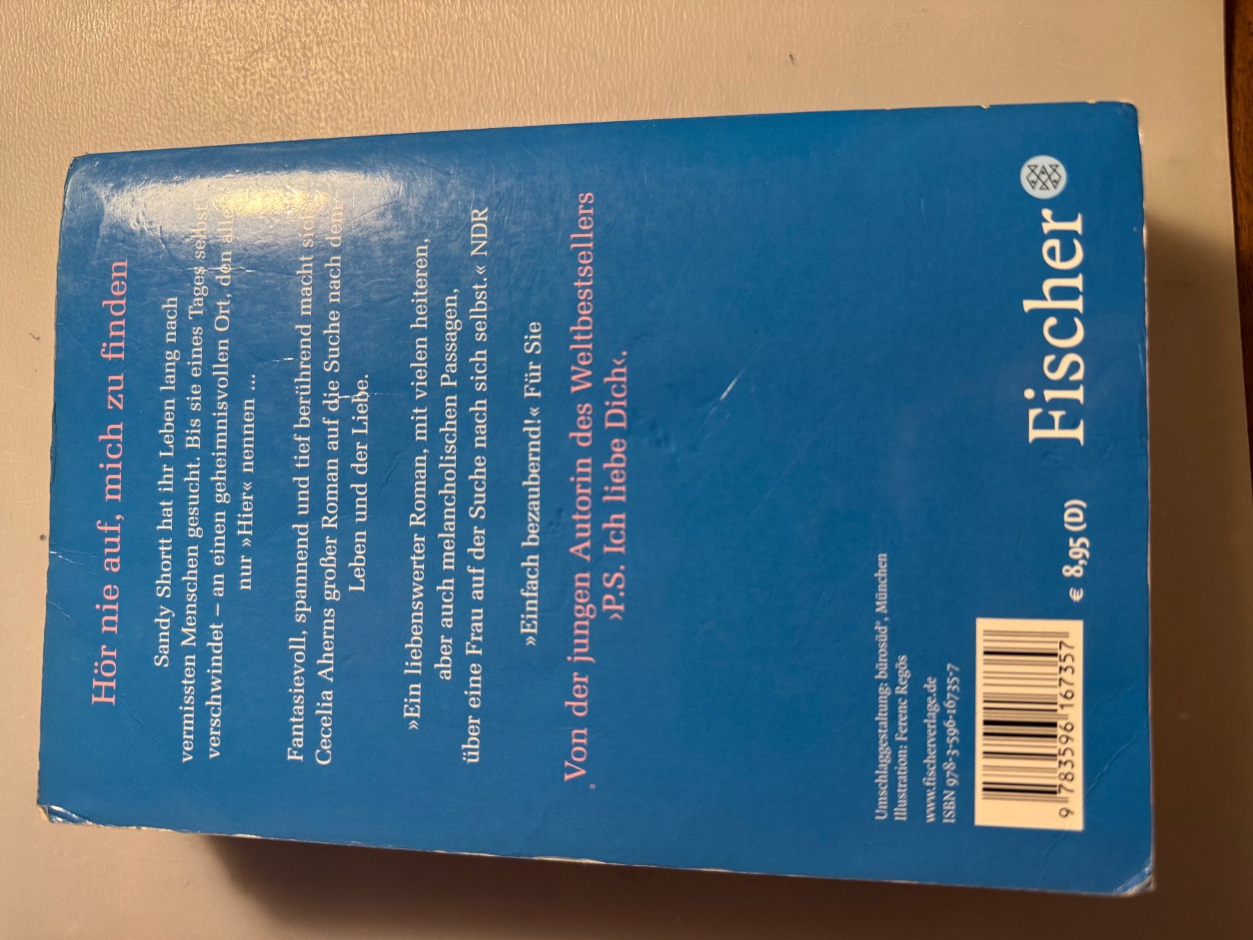 Bücher: Cecelia Ahern: Vermiss mein nicht – Gebraucht aus Winterthur von tam_7tbh 2