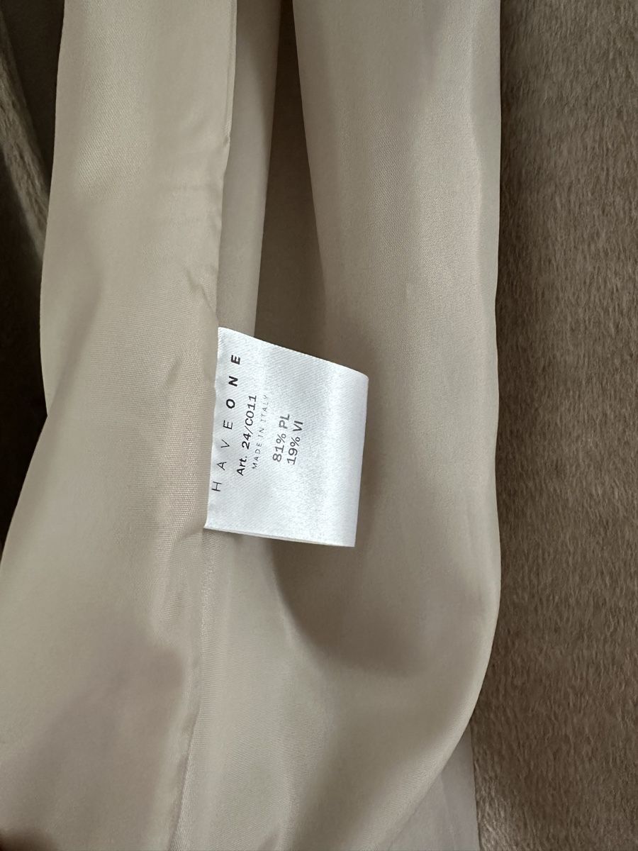 Cappotti: HAVEONE Wollmantel, Beige, Gr. S - Oversize – Nuovo (secondo la descrizione) da Grenchen venduto da ylo_8mlq 6