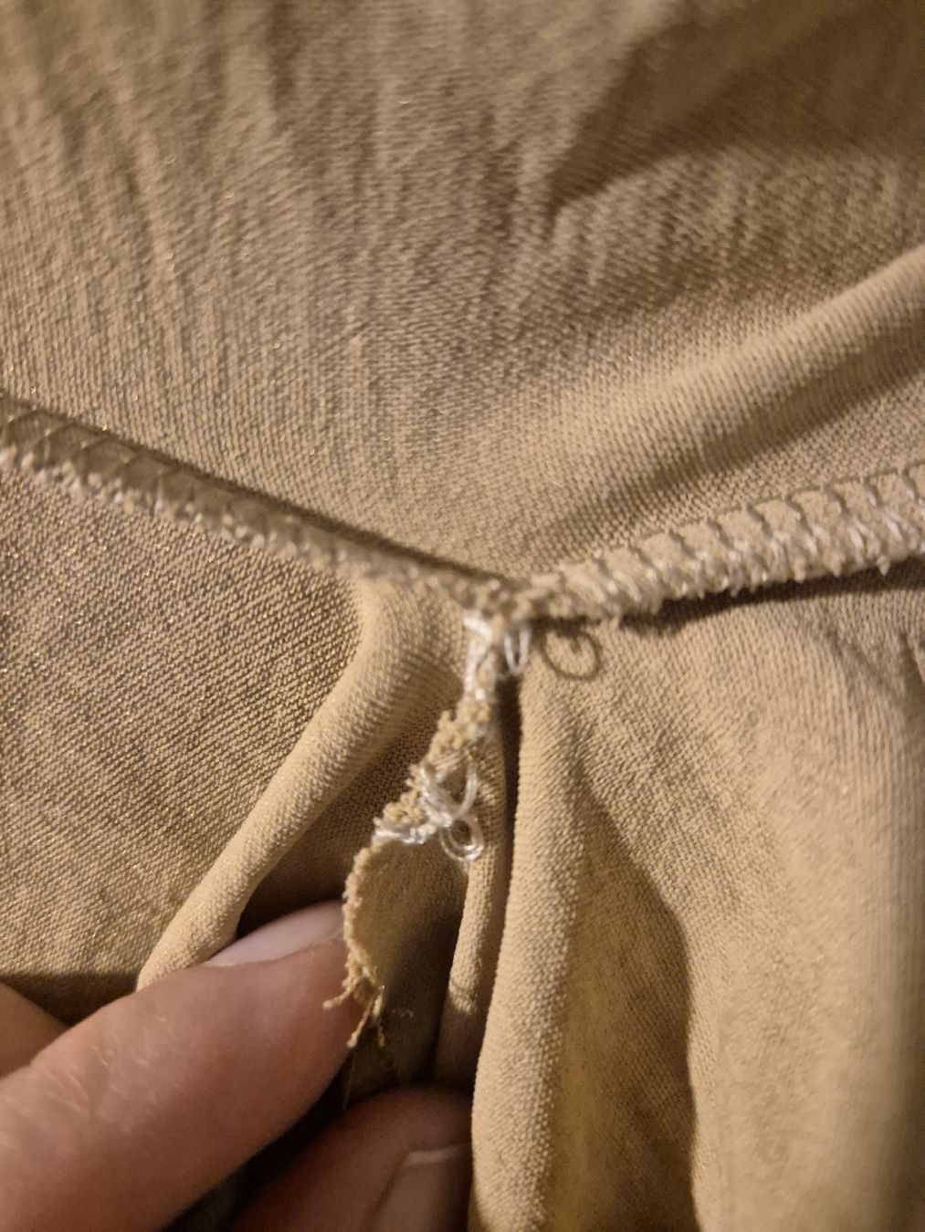 Vestiti: Kleid lang beige mit Bindegürtel, gebrauchter Zustand – Usato da Zürich venduto da Drago670 9