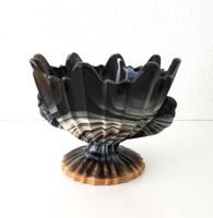 Art Deco Glasschale Zwei Tauben von STS Abel Zagreb, 30er