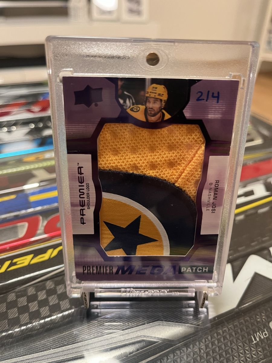 NHL Carte collezionabili: Roman Josi NHL Mega Patch 2/4 Top – Usato da Frauenfeld venduto da Ramonn 1