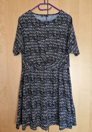 ❣️KLEID BPC, GR. 40/42, BODYFLIRT, SCHWARZ/WEISS, KURZARM