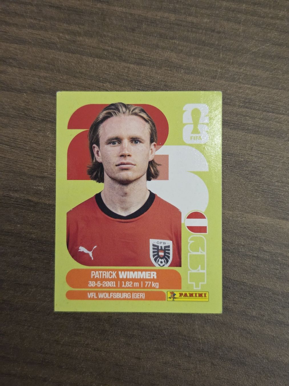 Panini Carte collezionabili: AUT 17 PATRICK WIMMER PANINI WM 2026 – Nuovo (secondo la descrizione) da Obergerlafingen venduto da 07993_scorry_38031