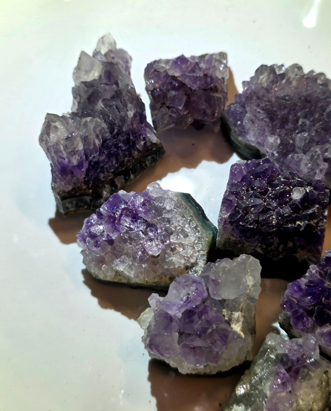 Minerali & Pietre curative: 11 Amethyst Stufen Set C 435g – Nuovo e nell'imballaggio originale da Matzingen venduto da Shay_Crystalz 2