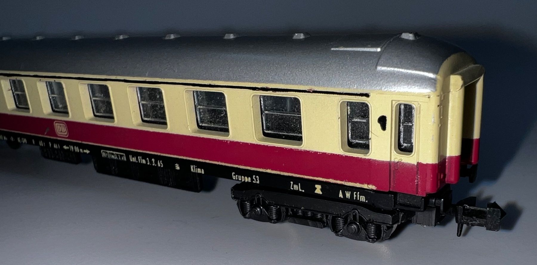 Lima Modellini di ferrovie: Lima 1. Kl Wagen der DB (N) – Usato da Basel venduto da jonnyhaas 5