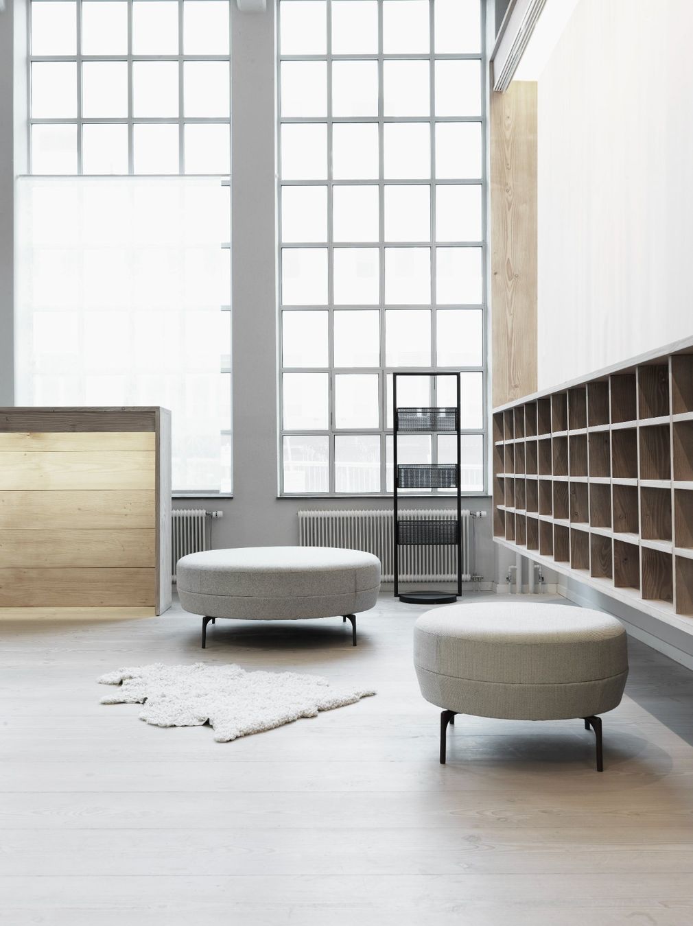 Sgabelli: Hocker-Pouf von Lammhults Modell Addit | Stoffbezug hellblau – Nuovo (secondo la descrizione) da Erlen venduto da mat_jm2f 5