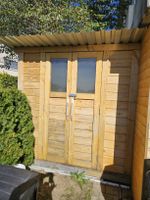 Gartenhaus aus Holz mit Doppeltür Abholung Beringen SH