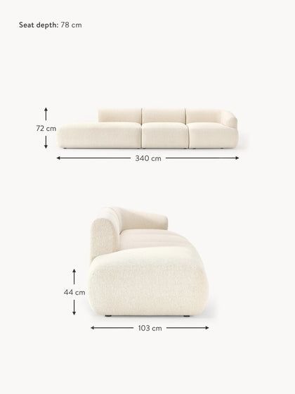 Westwing Divani: Modulare XL-Ottomane Sofia aus Bouclé  Westwing CHF 3749-50% – Nuovo (secondo la descrizione) da Otelfingen venduto da Yvonne_Outlet 7