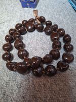 Collier de perles de coco fait main, style ethnique