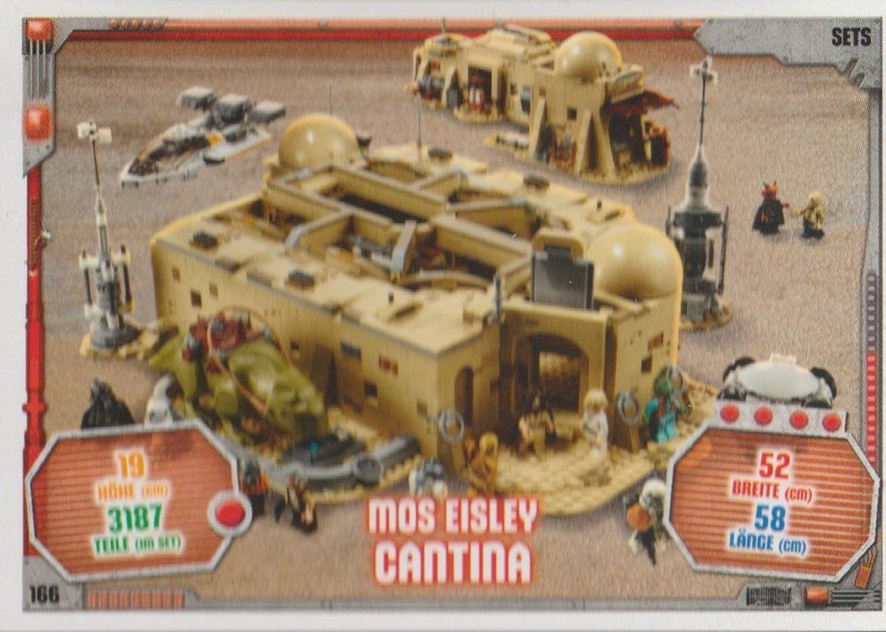 LEGO STAR WARS TRADING CARD SERIE 3 166 MOS EISLEY CANTINA Kaufen