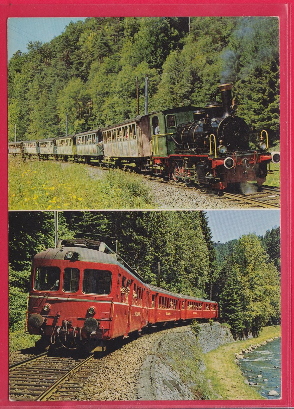 Cartoline postali: SIHLTALBAHN, PENDELZUG,SCHNAAGGI-SCHAAGGI, FELDPOST, 27.7.70 – Usato da Oberrieden venduto da Gebirgsstelze