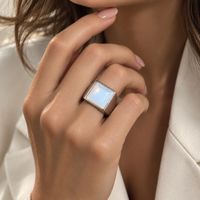 ESPRIT Mondstein Ring 925 Silberring Gr.17 (16,5) Fr.189