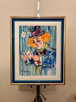 G.R. Sander Originalgemälde „der Clown“