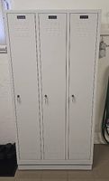 Spind Garderobenschrank Metall 3er