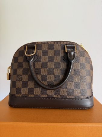 Louis Vuitton Alma BB Damier Ebene Handtasche guter Zustand