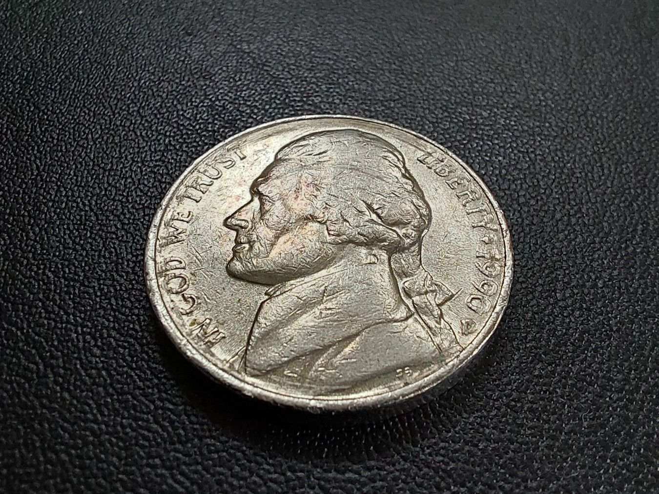 Medaglie: Five Cents Münze USA 1990 – Usato da Rütihof venduto da cla_v8dy 2