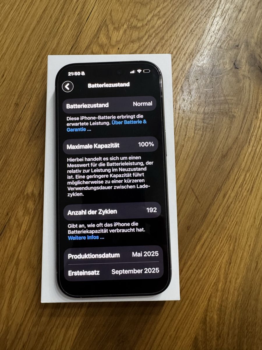 Apple Telefoni cellulari / Smartphones: iPhone 16 Pro Natural Titanium 128 GB mit Panzerglas – Usato da Winterthur venduto da Carbone76 5