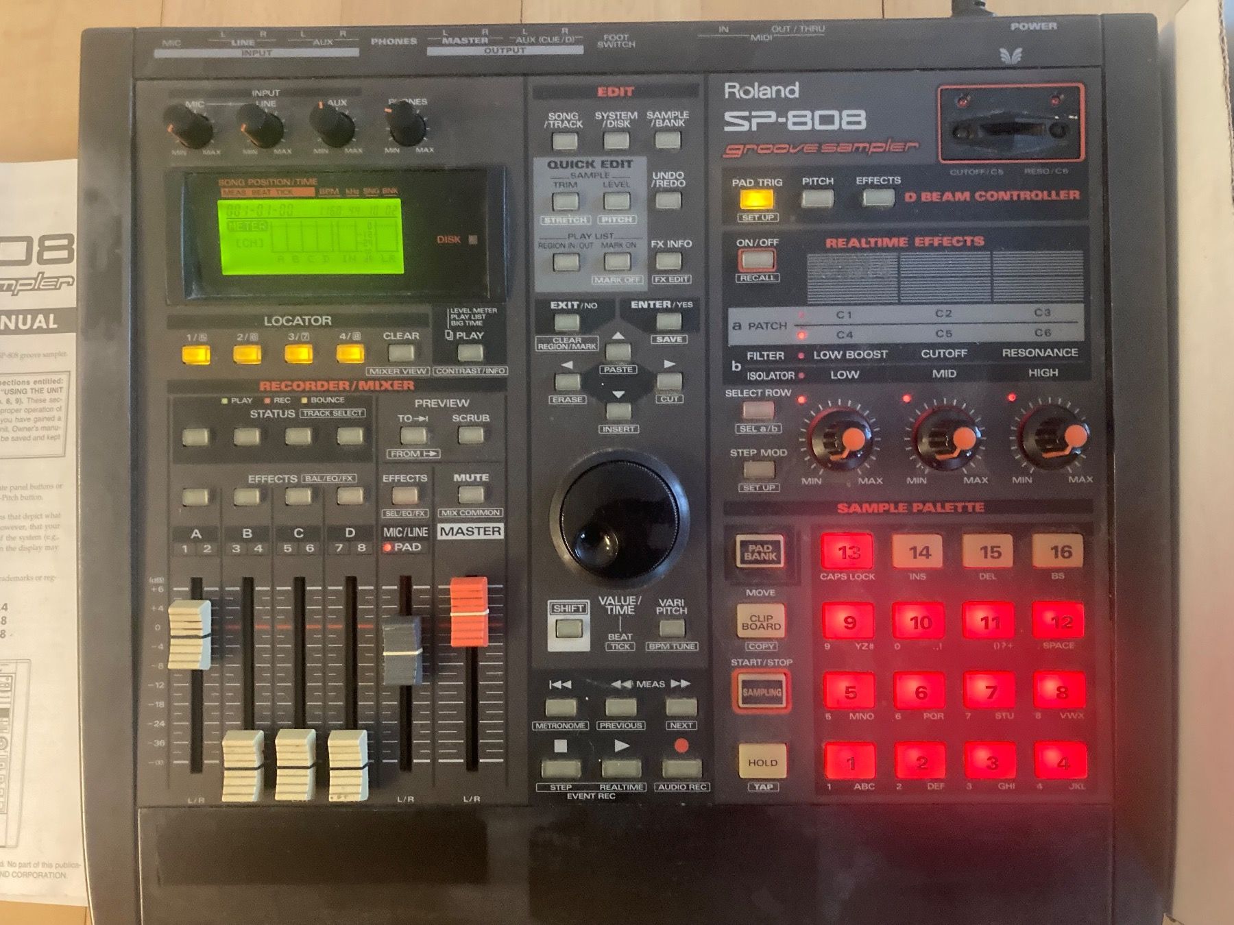 Roland Musikinstrumente: Seltener Roland SP-808 Groovesampler – Gebraucht aus Untersiggenthal von  1