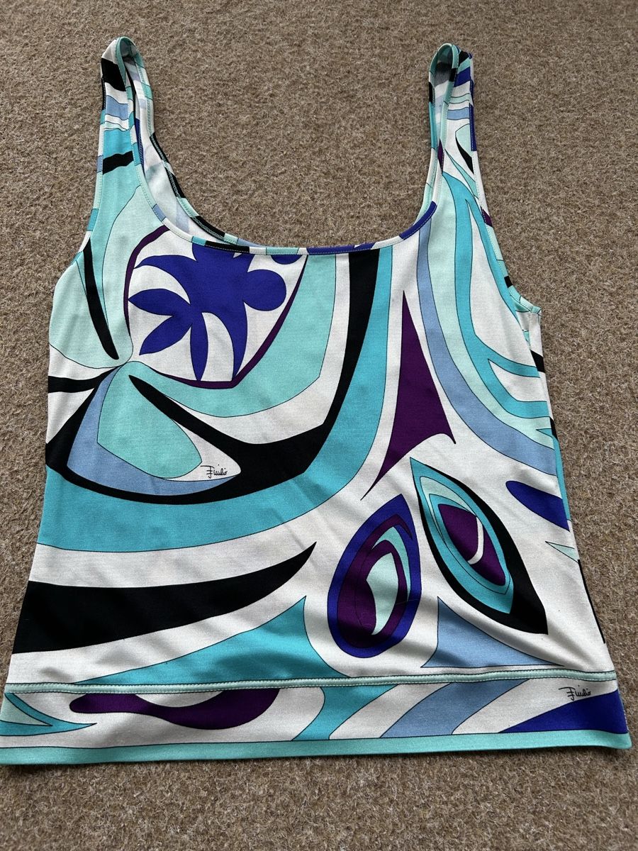 Top: Designer Top Seide Emilio Pucci – Usato da Birsfelden venduto da Exclusivity 4