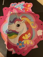 Girlande Einhorn Happy Birthday