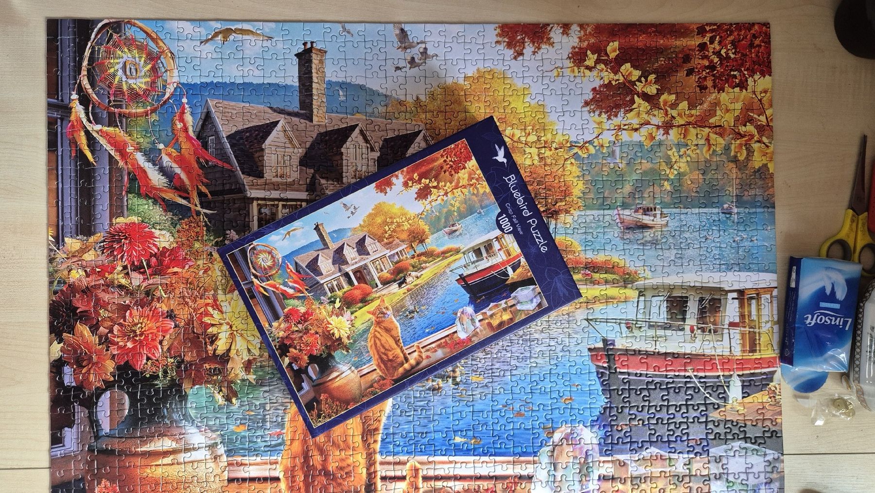 Puzzle: Bluebird Puzzle "crisp fall view" 1000tlg – Usato da Lotzwil venduto da dr.feelgood