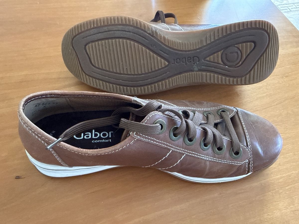 Gabor Damenschuhe: Gabor Schuh Leder braun Gr 38 – Gebraucht aus Zürich von Glila 1