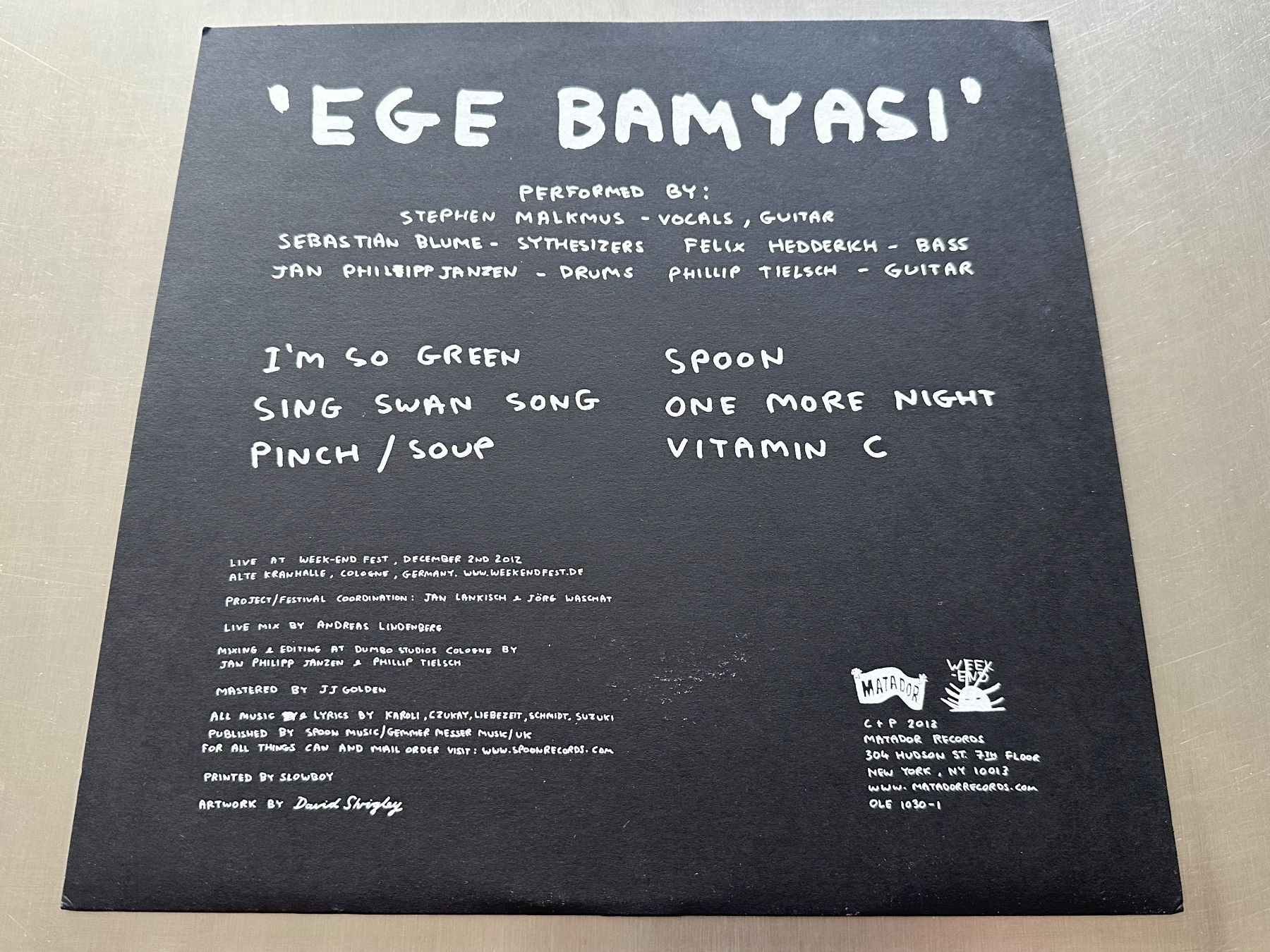 Vinyles: CAN LP EGE BAMYASI – Neuf (Voir description) à Sion par jaipur1401 2