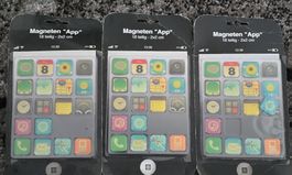 Lustige Kühlschrankmagneten im App-Design,Neu